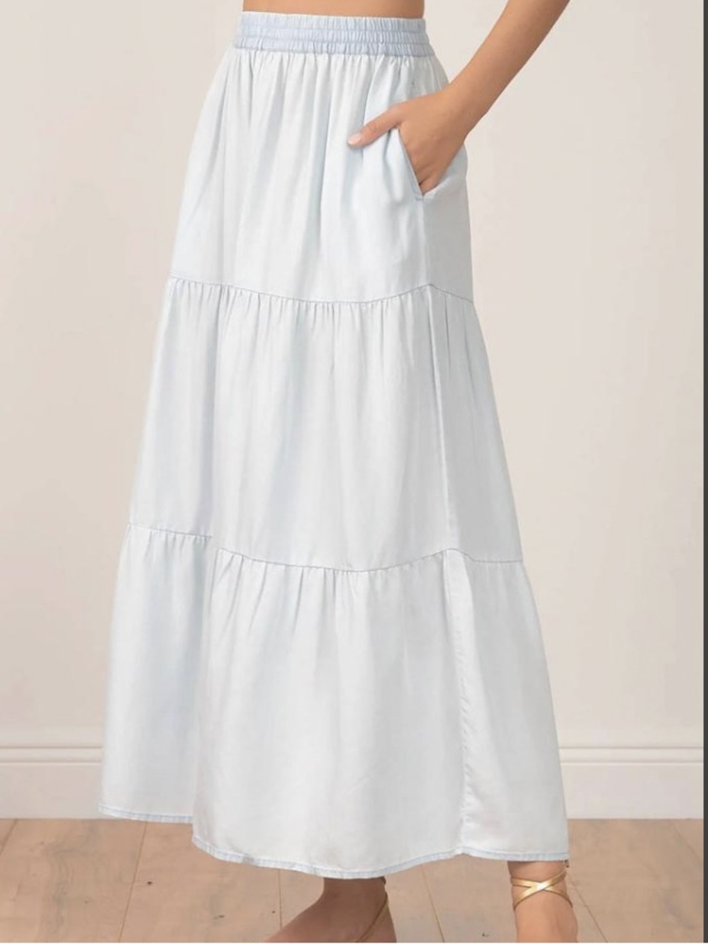 ELAN Tier Skirt Malu Maxi Tier Skirt - Picture 4 of 10